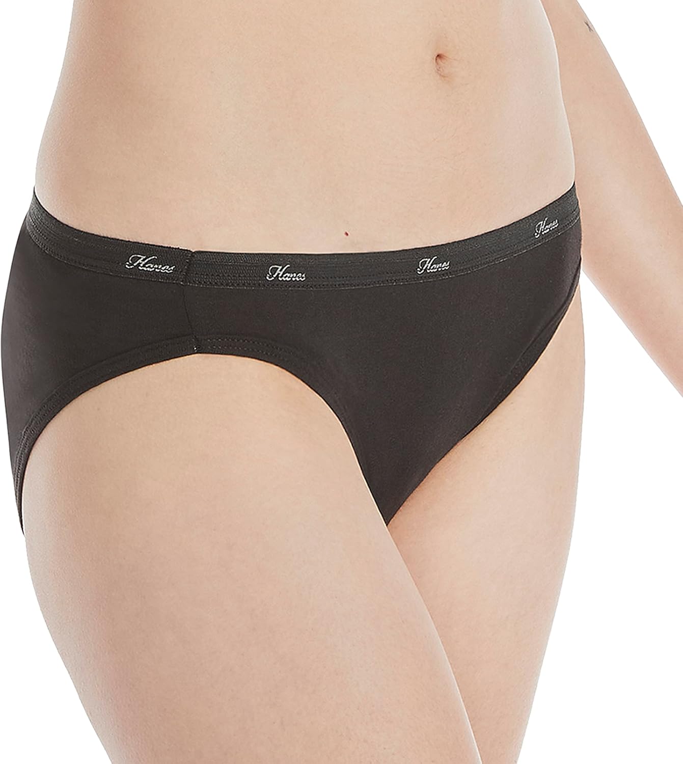 Hanes Women's Underwear Briefs Pack, 10-Pack, Cotton Panties for Women, Moisture-Wicking, Full Coverage - Image 3