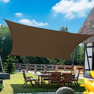 KANAGAWA Sun Shade Sail 8'x10' Brown