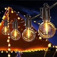 FIFlying Catena Luminosa Esterno 20.1M/65.9FT, G40 Impermeabile Luci da Esterno Giardino con 30+2 LED