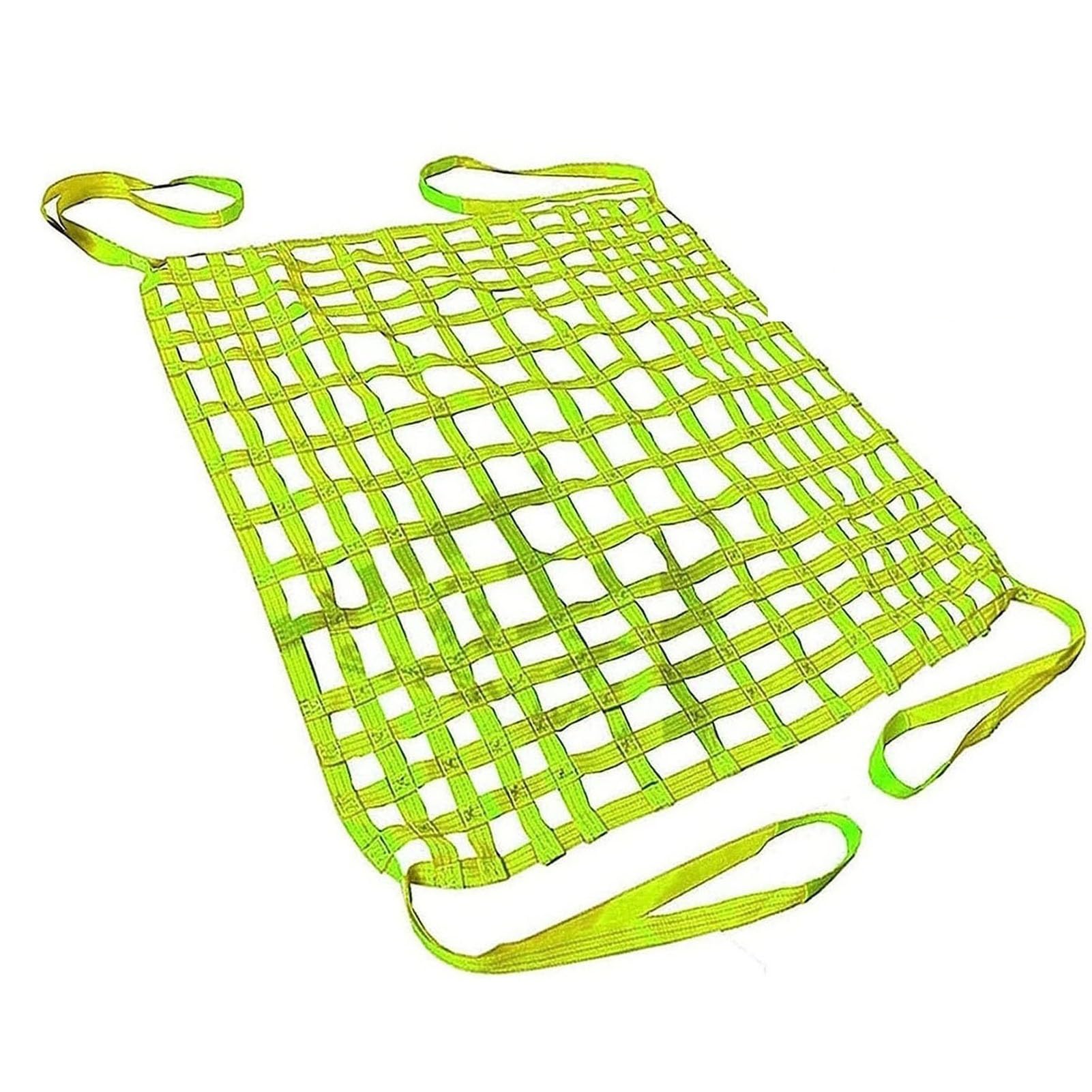 GDHKDDFL Nylon sling nets, Cargo Net - Flat Nylon Sling Hoisting, Bungee, Safety Lifting Straps(1 X 1M/Mesh 10cm/Load 1t)