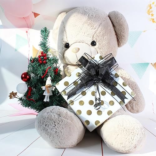 Miniatura 26 de WEWILUCK Lazos de regalo para regalos, lazos rosas para envolver regalos, lazos de regalo con cinta para bodas, despedidas de soltera y decoración