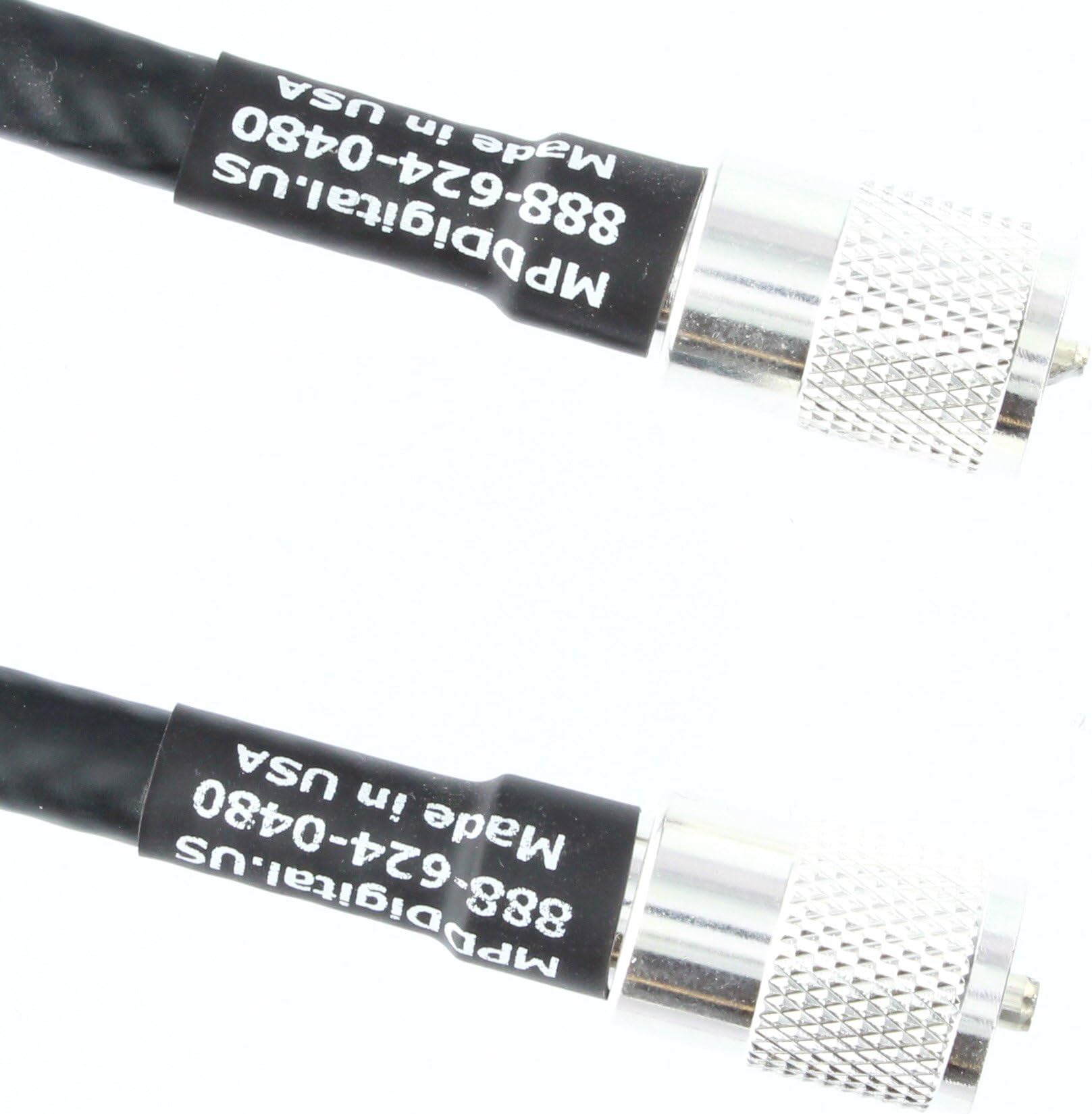 LMR400UF-PL259-AMP-3 LMR-400 UltraFlex with Amphenol PL-259 UHF Connectors 400UF Ultra Flex Coaxial Antenna Cable - Made in the USA by, 3'