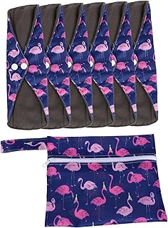 Hemoton Cloth Menstrual Pads 1 Set Repeatable Pad Towel Pad Napkins Washable Napkin reusable pads reusable menstrual pads Washable Menstrual Liners