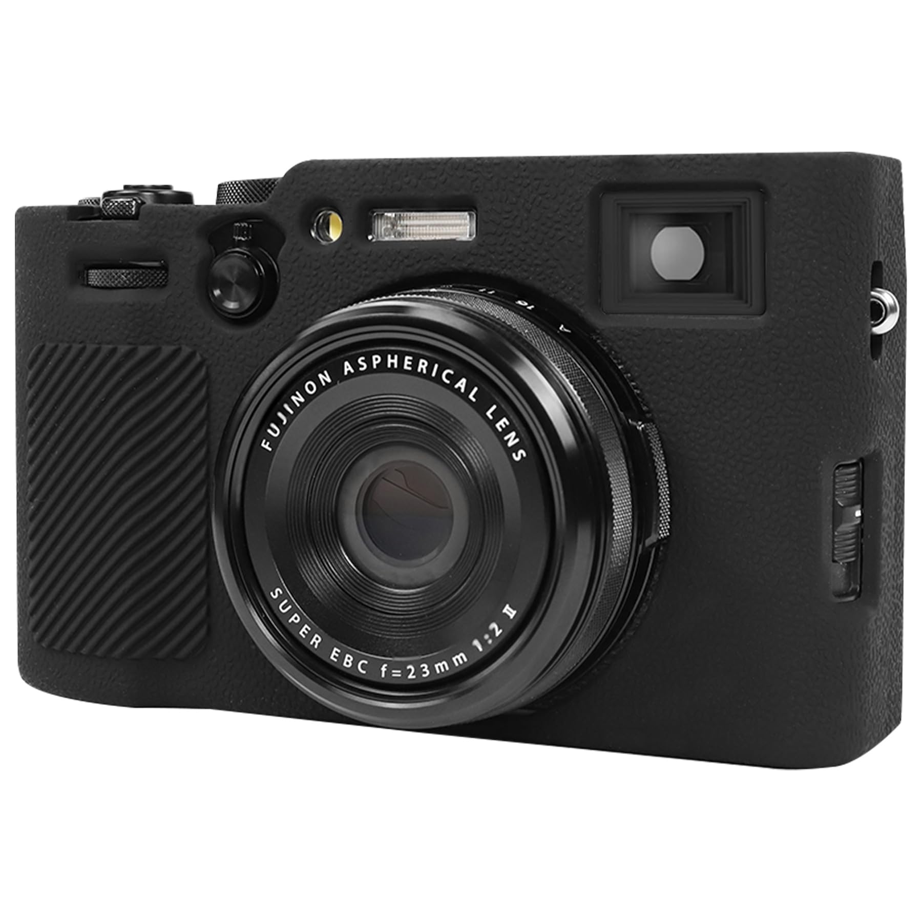 BOVKE Soft Camera Case for Fujifilm X100VI Digital Camera, X100VI Protective Silicone Case Cover Rubber Camera Sleeve for Fuji X100VI, Black