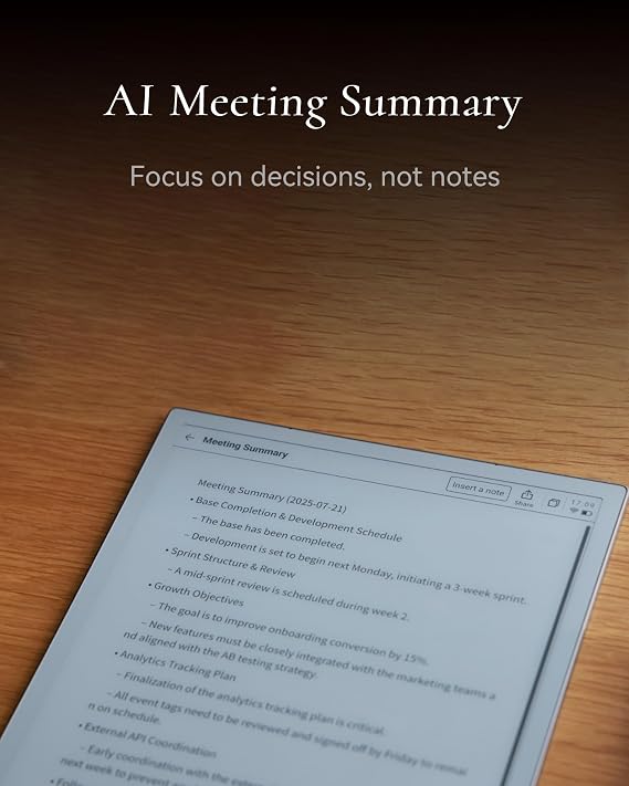 iflytek AINOTE 2, 10.65 E Ink Tablet, 4.2mm Ultra-Thin AI Paper Tablet for Meetings,Digital Notebook with Voice-to-Text, Handwriting Conversion,16-Language Transcription, Ideal for Work & Study