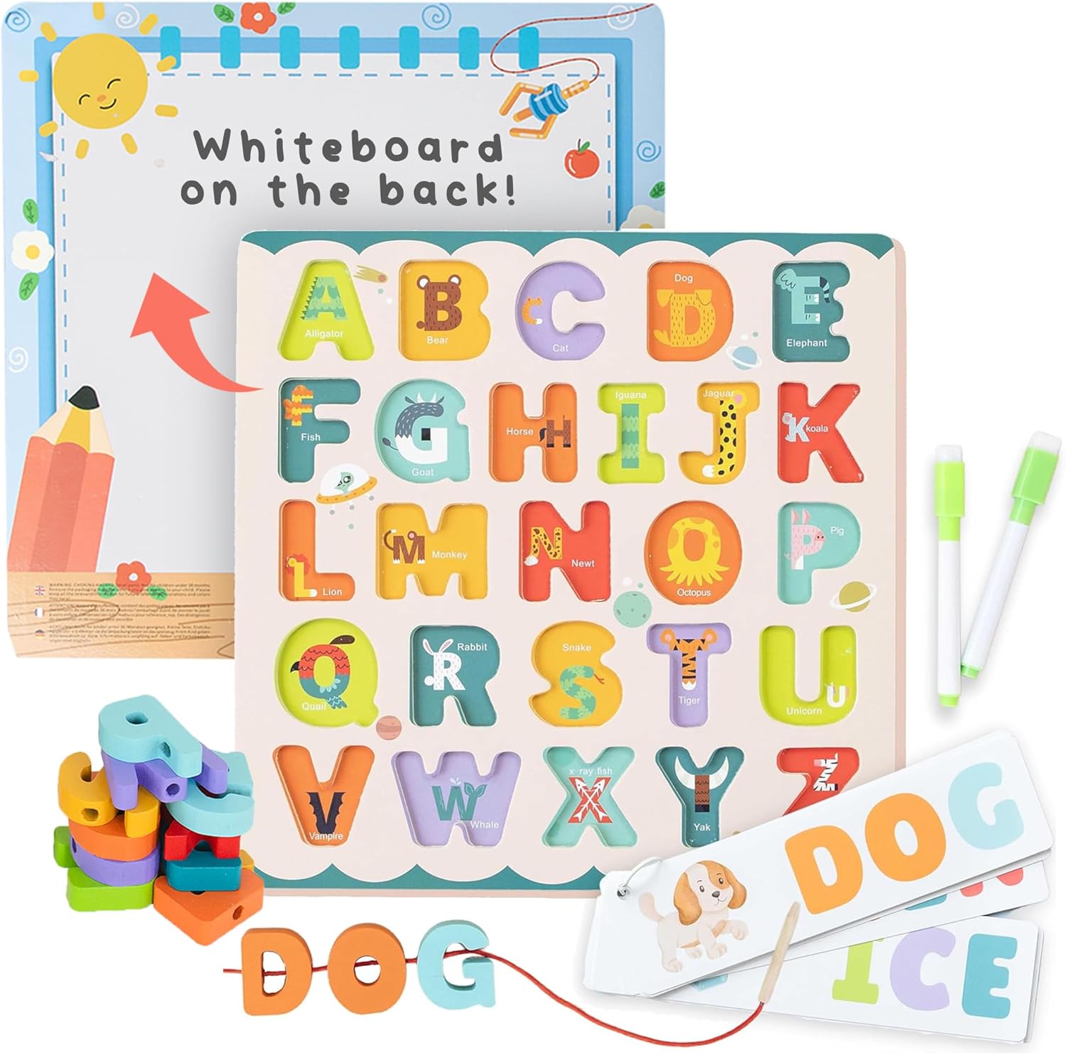 Alphabet Puzzles for Toddlers 13, ABC Learning Toys for