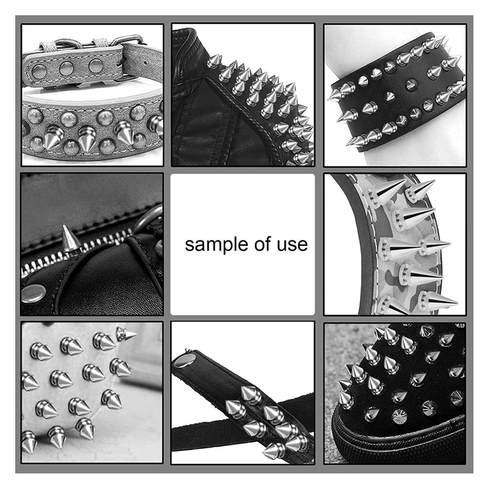 Lederen klinknagels, 10st 14 mm punk rock stijl stervormige studs met spikes voor kleding riem tas schoenen jassen portemonnees Leathercraft (14 mm goud