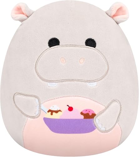 SQUISHMALLOW 7.5INCH S30 HARRISON GREY HIPPO