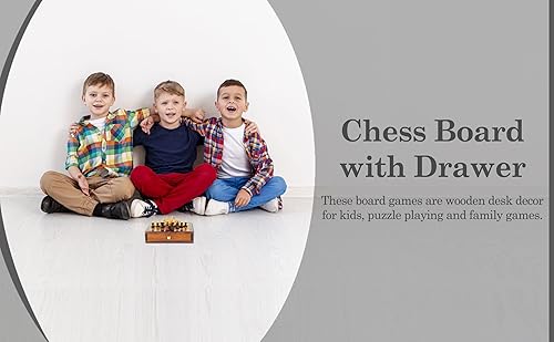Miniatura 6 de Tablero de ajedrez con cajón  Juegos de mesa  Nagina International