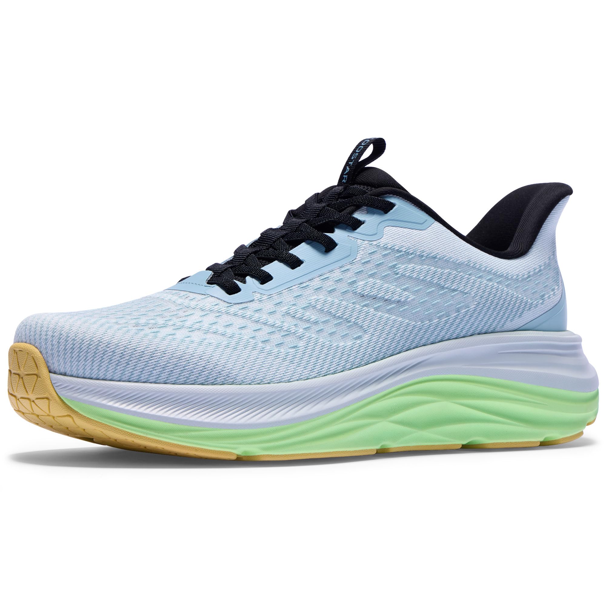 Coostar Mens Slip On Walking Shoes Cushioning Running Tennis Sneakers | Breathable, Arch Support, Non Slip, Cross Trainer, Gym, Workout