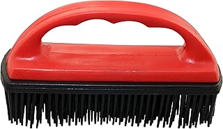 Grewal Equestrian Super Groom Saddle Pad Cleaning Brush (Red)