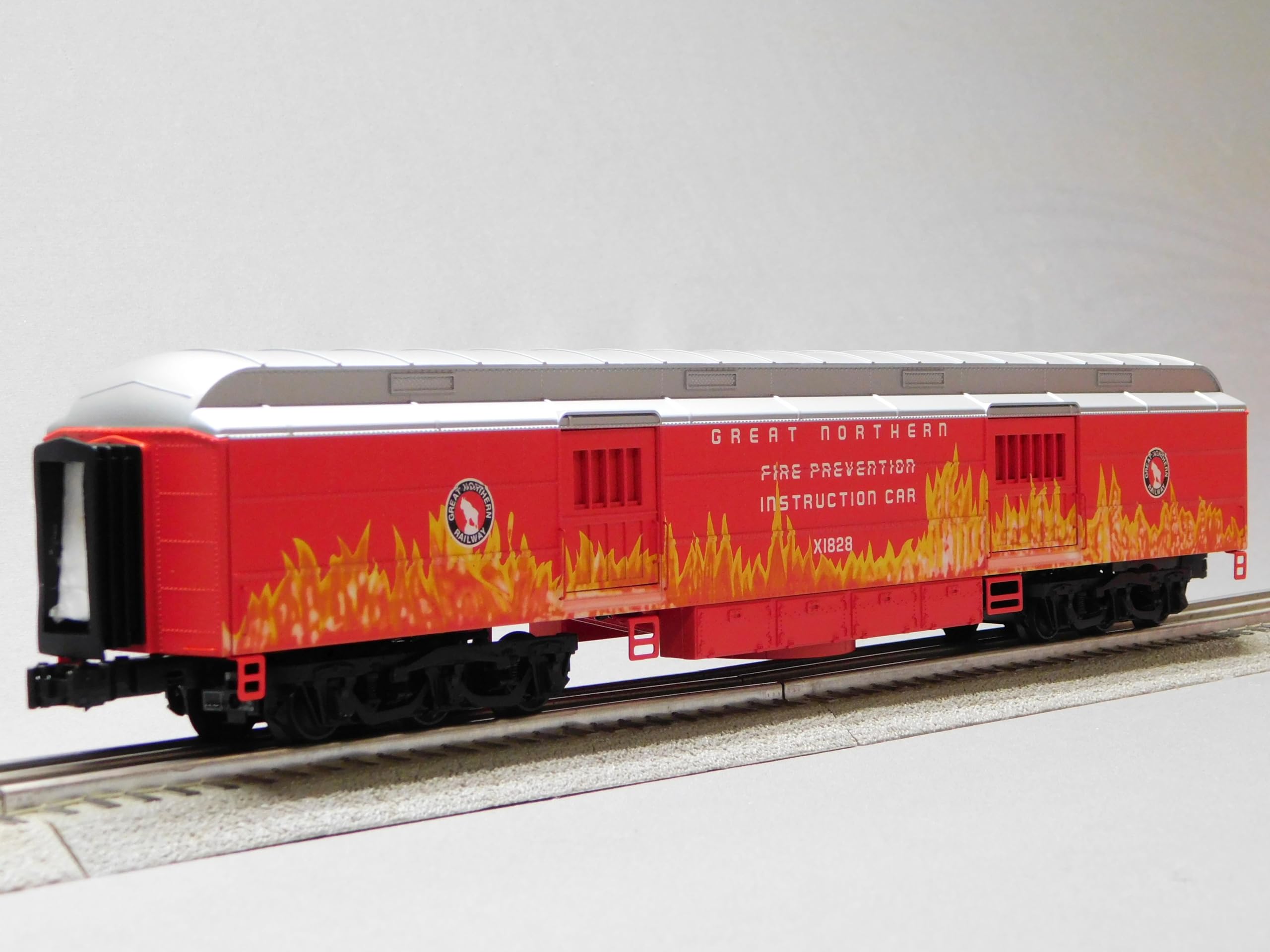 Lionel Great Northern FIRE Prevention CAR O Gauge #X1828 GN 2427260