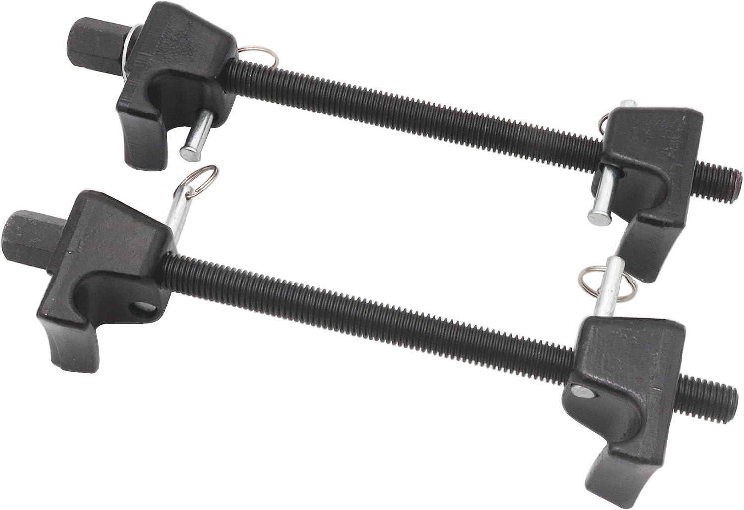 LBY 2 Pack Heavy-Duty Macpherson Strut Spring Compressor Tool, (315mm/12.4'') Coil Spring Compressor Tool (with Square Drive), Chrome Vanadium Steel (Black)