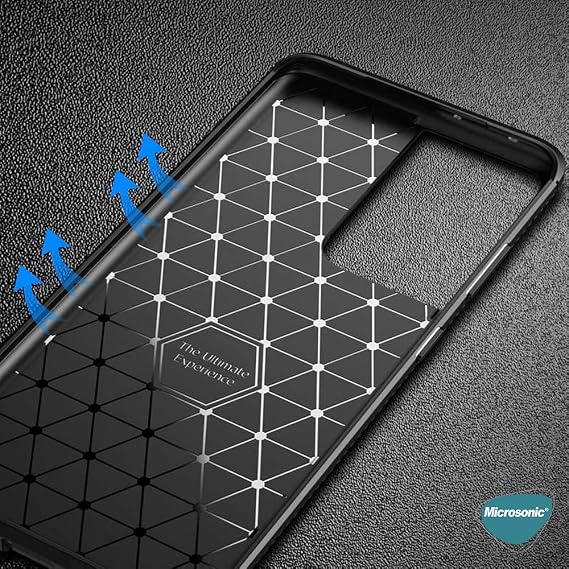 Microsonic Samsung Galaxy S21 Ultra için Kılıf Legion Series Siyah [Galaxy S21 Ultra ile Uyumlu Kılıf - Siyah]