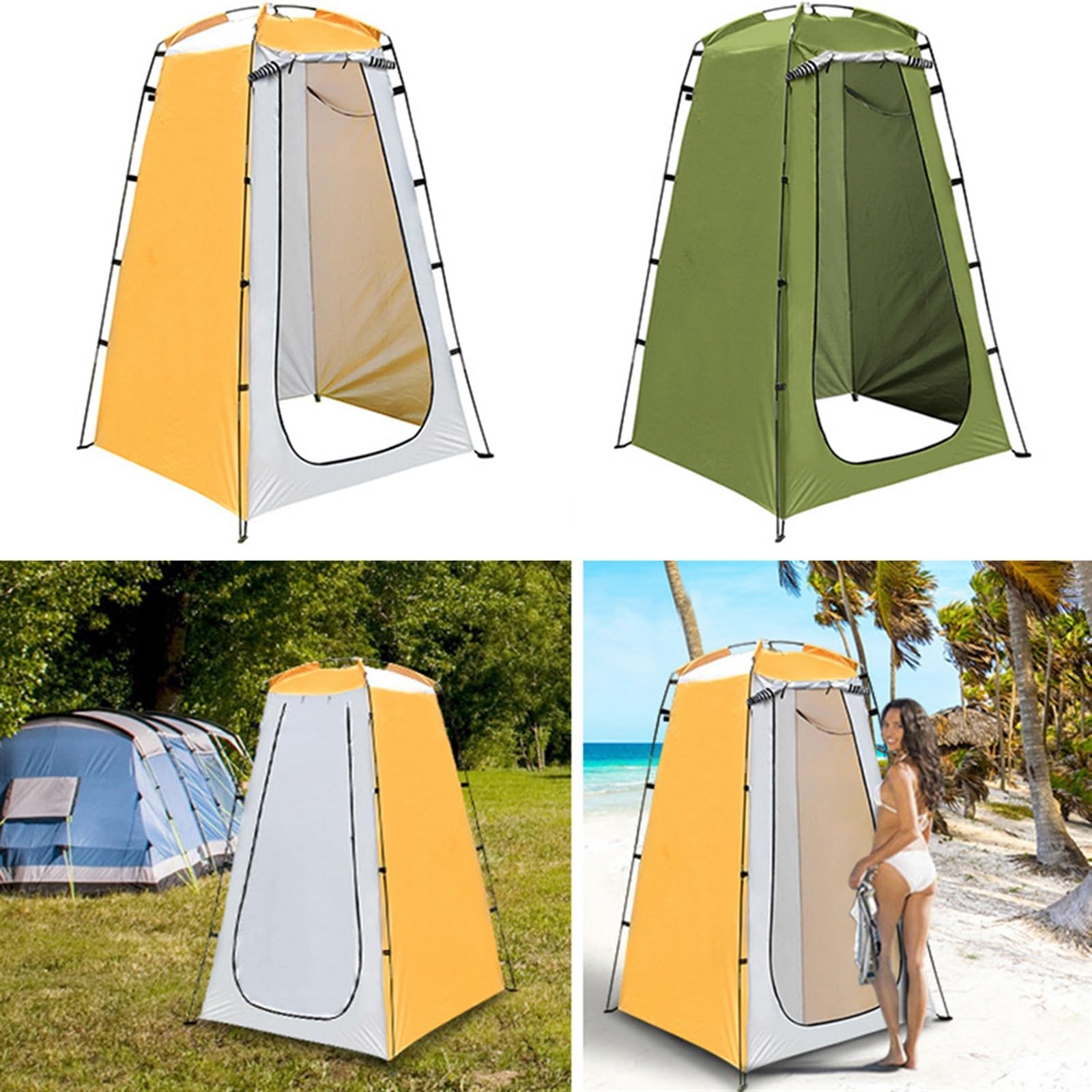 Tenda da campeggio portatile Tenda da doccia esterna portatile Resistente ai raggi UV e impermeabile Comoda soluzione for cambiare fare la for il campeggio spiaggia