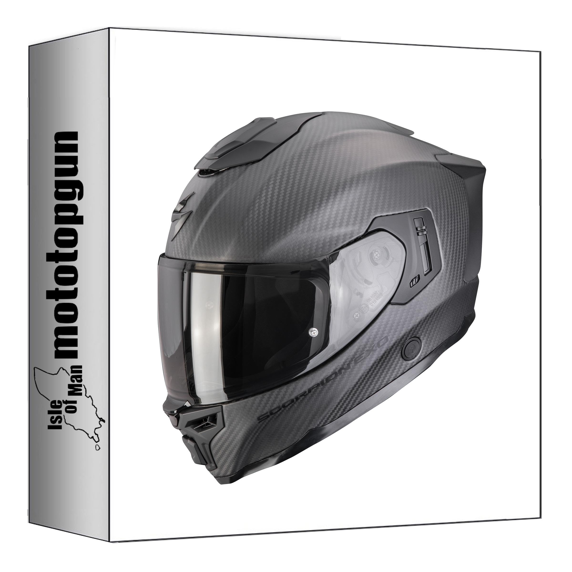 Casque intégral Scorpion EXO-1500 Carbon Air Solid noir mat taille L - 4