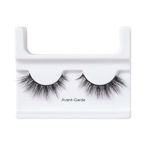 Miniatura 7 de KISS - Pestañas postizas de la colección Lash Couture Masterpiece tejidas a mano en visón sintético, estilo Avant-Garde, 12mm, fáciles de aplicar,