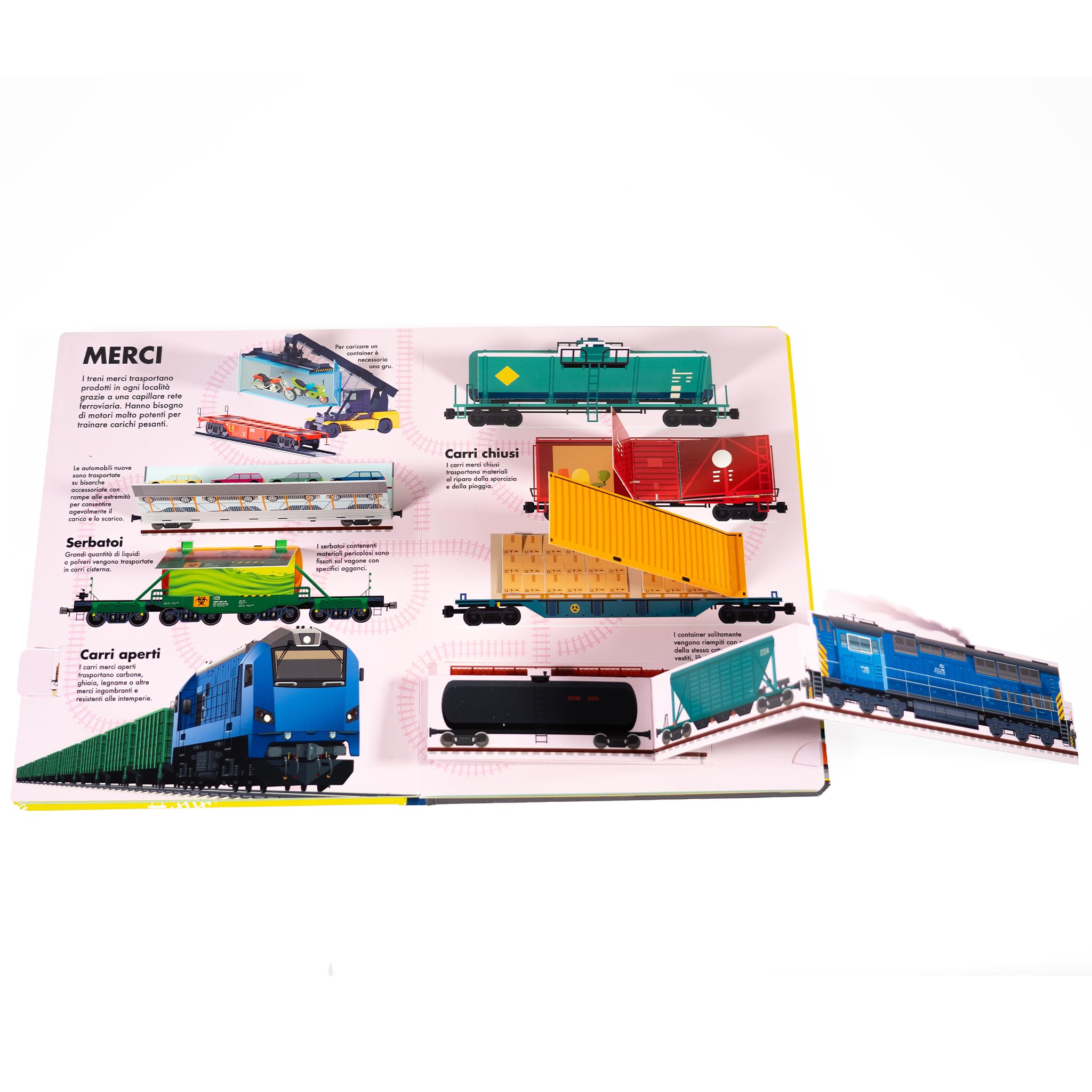 Treni. Il libro dei flip-flap. Ediz. a colori