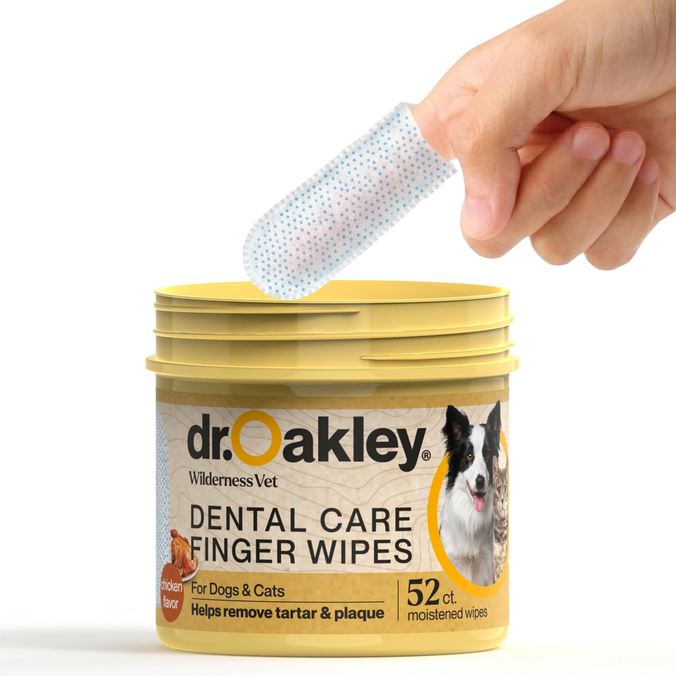 Amazon.com: Dr. Oakley Yukon Vet Pet Teeth Cleaning Wipes for Dogs