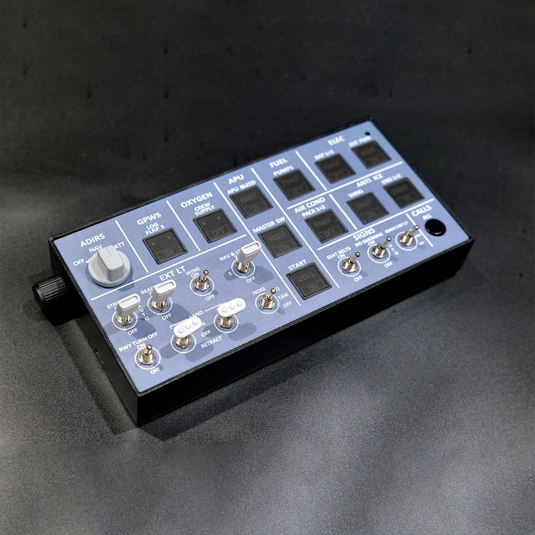 A106Pro A32X Panneau de simulateur de vol OVH léger pour MSFS 2020/24 - Compatible FENIX/FBW, Plug-and-Play, cockpit Windows Home, édition rétroéclairée