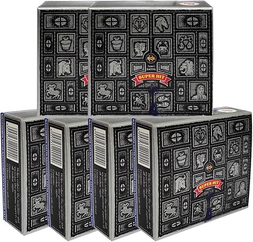 Miniatura 4 de TRUMIRI Paquete de soporte para cono de incienso con conos de incienso Satya Super Hit Dhoop  Paquete de 6 (aproximadamente 72 conos)