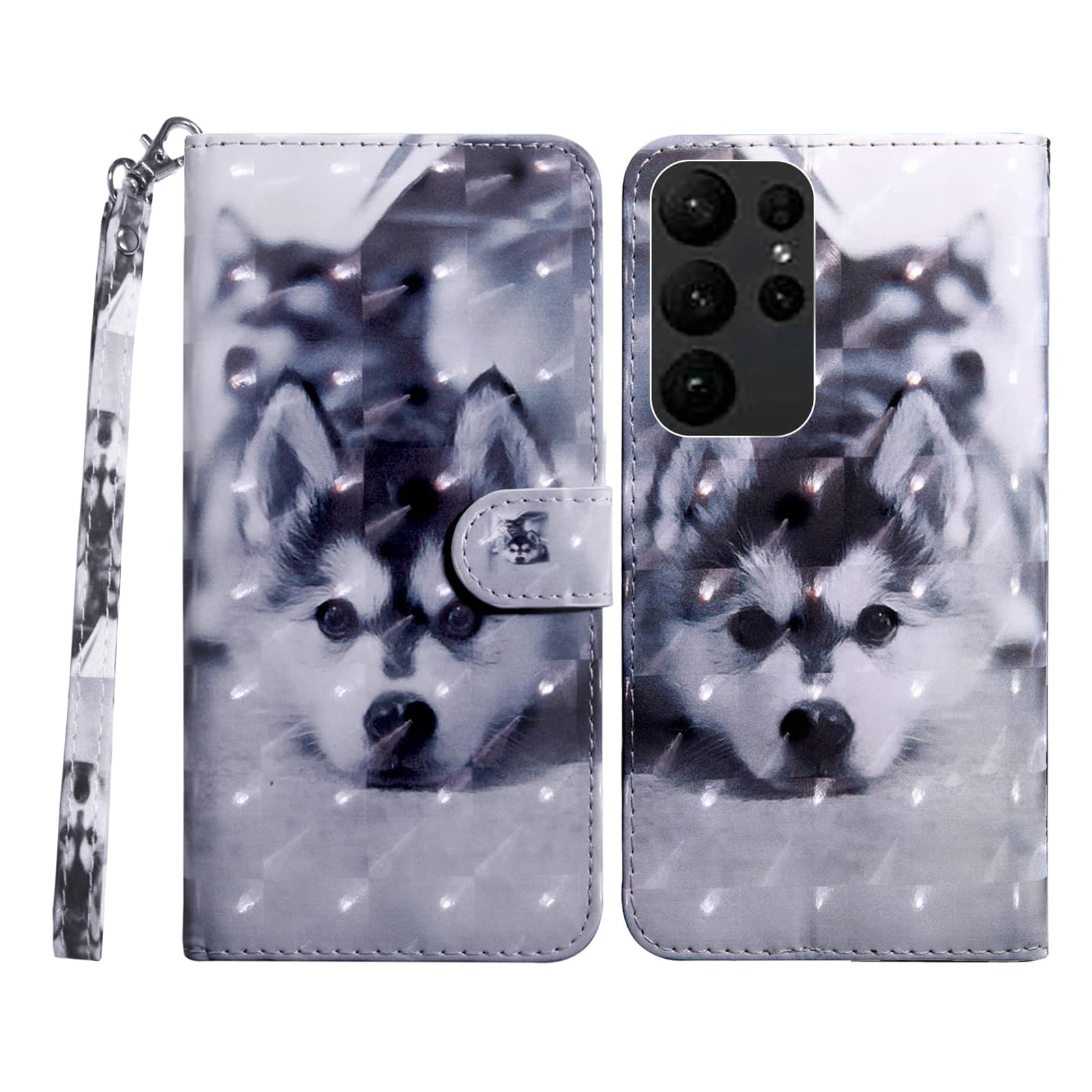BOLELAW Hülle für Samsung Galaxy A53 5G, Stoßfestes PU Leder