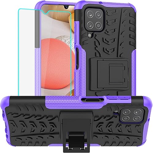 for Galaxy A12 Phone Case, Samsung A12 Phone Case with Screen Protector, Shockpr