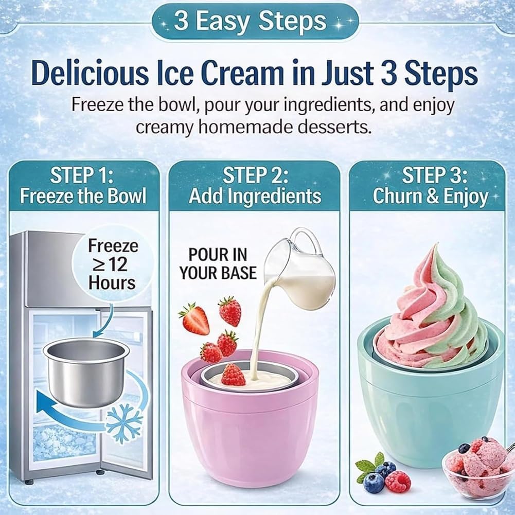 Mini Heladera Doméstica, Máquina Personal Para Hacer Yogur Helado Casero, Gelato Y Sorbete, Mini Heladeras Personales Diy Con Control De Un Solo Toque Para Postres Helados Y Sorbetes. Pink2