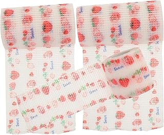 ロール3個 犬の汚れ防止 馬の脚を包む ペット用猫 犬の足の 犬用フットテープ 犬用獣医 粘着テープ 装飾的な犬の 携帯用犬用 猫の 不織布