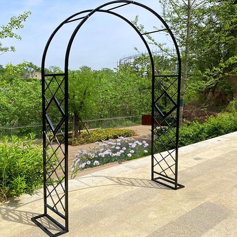 Arche de jardin pour décoration de mariage en plein air et fêtes