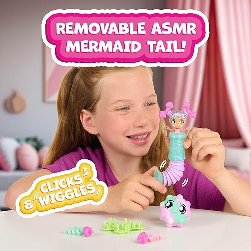 Miniatura 9 de Juego de desfile de moda, pista 2 en 1 y tablero de comercio con muñeca exclusiva