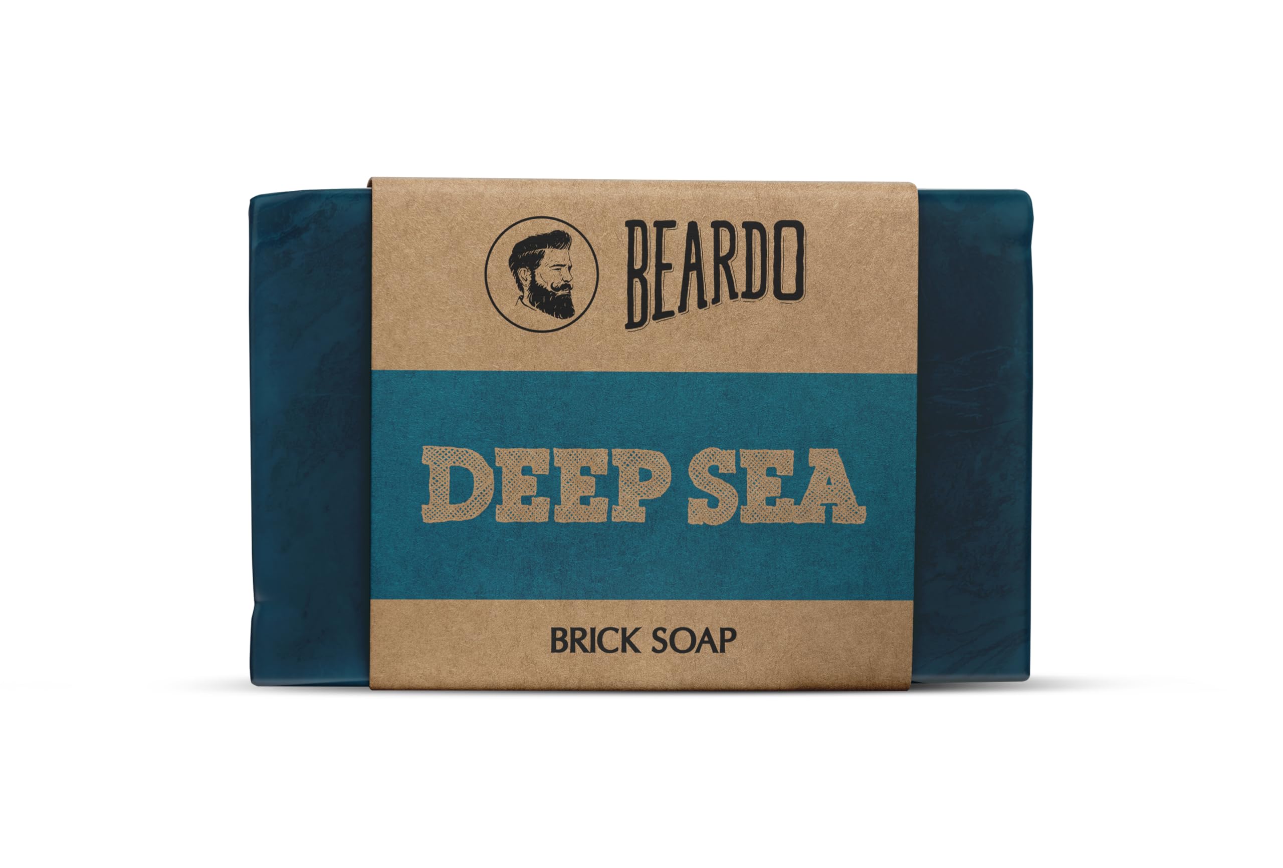 Deep Sea Brick Soap - 125G | With Energizing Oceanic fragrence | Brick Soap for Men | Natural ingredients like Aleo Vera | Deep Cleansing Handmade Soap