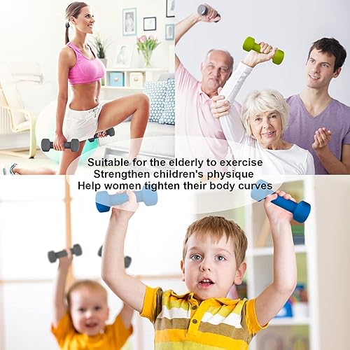 Miniatura 5 de Saorzon Juego de 2 mancuernas para ejercicio y fitness para gimnasio en casa, pesas libres hexagonales de mano 1 2 3 4 5 8 10 12 15 20 25 30 35