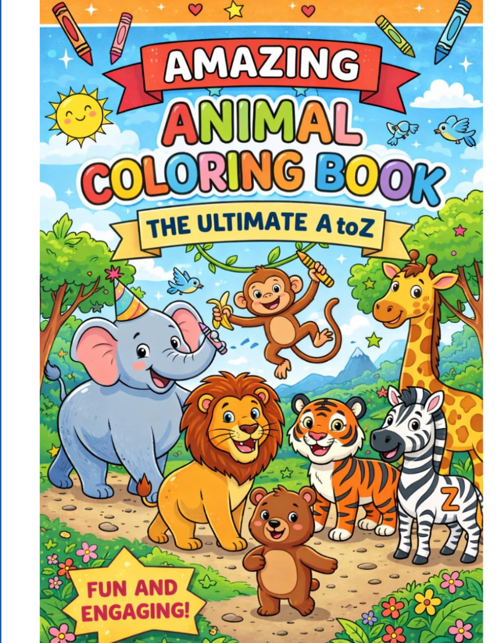 AMAZING ANIMAL COLORING BOOK