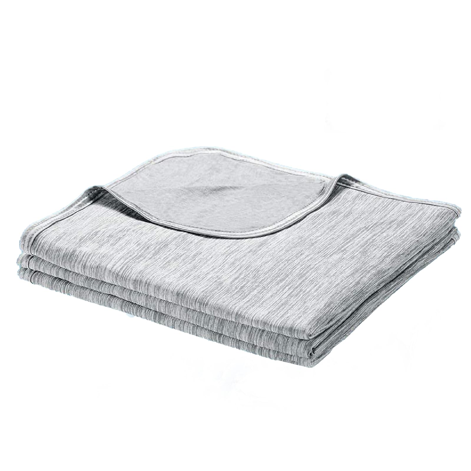 Cooling Blanket for Summer, Cooling Blanket for Bed with Arc-chill Q-MAX=0.4, Cooling Fiber Summer Blanket with Double-sided Design, 150x200cm, Lightweight Cool Blanket for Night Sweats (Grey)