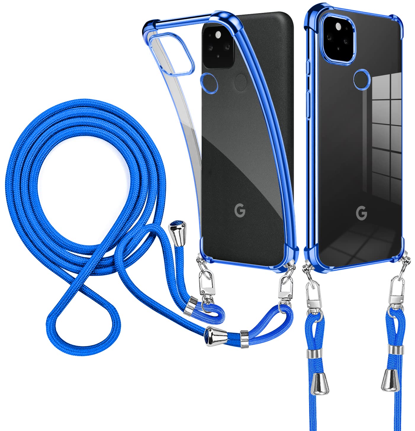 Amazon.co.jp: weiaoluo Google Pixel 5A ケース クリア ショルダー 
