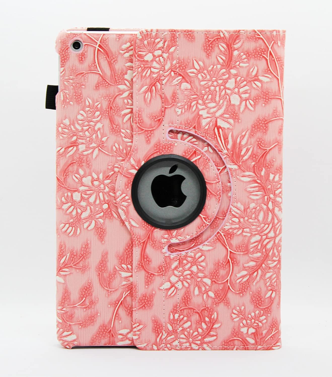 LiViTech iPad Air 3rd Gen 2019 / iPad Pro 10.5" 2017 Case, Grape Flower 3D Effect 360 Rotating PU Leather Stand Smart Case Cover for Apple iPad Air 3 10.5 inches (IPAD AIR 3 & IPAD PRO 10.5", Pink)