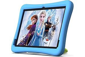 onn. 10-Inch Android Kids Tablet with Case, Blue