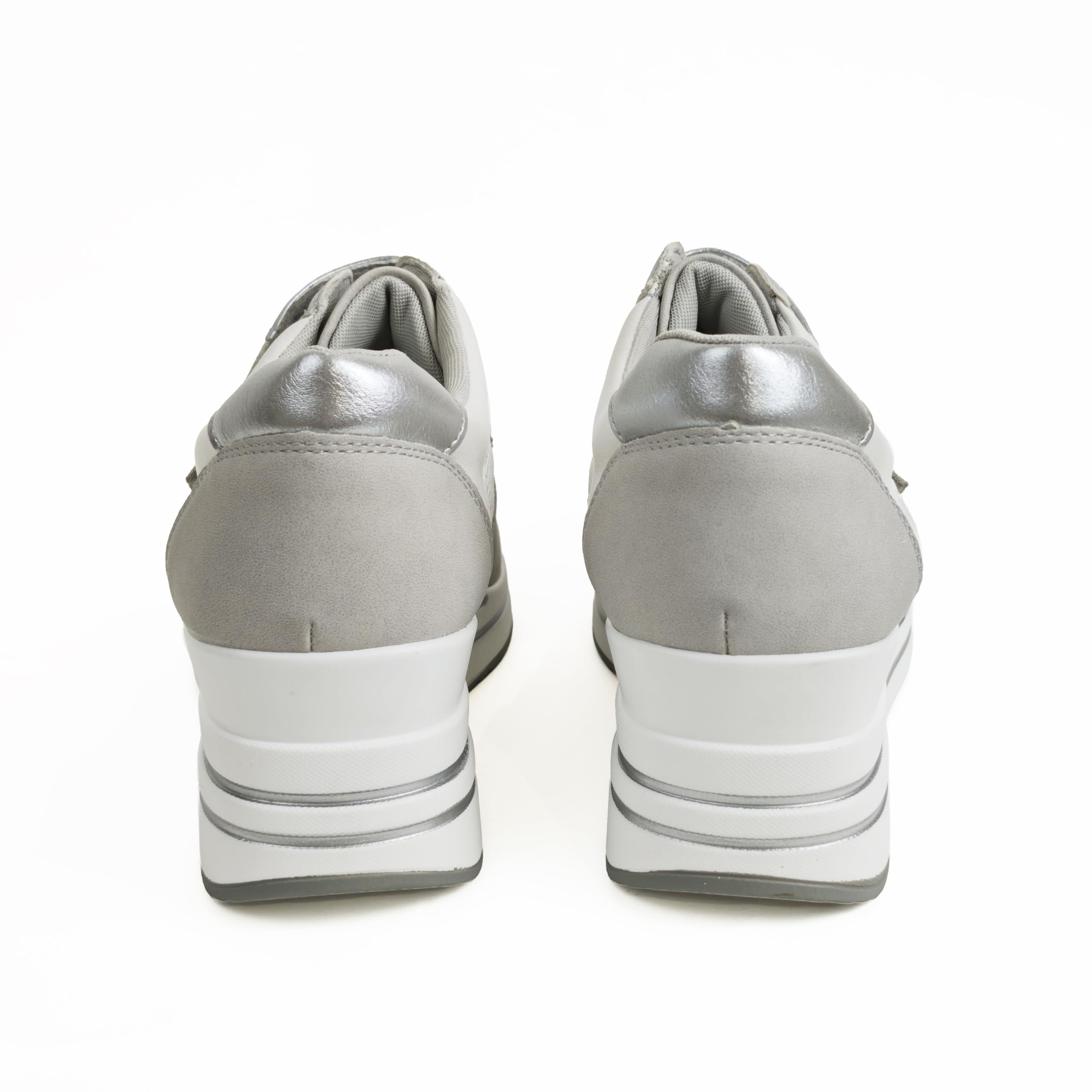 Sneakers Donna con Zeppa Scarpe Comode Eleganti Casual con Strappo Traspiranti Leggere Antiscivolo per Camminare