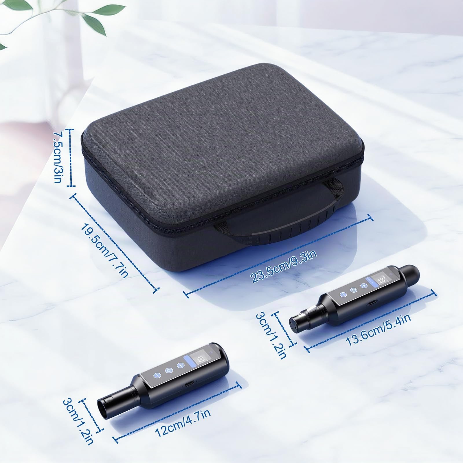 Tomshine Kit Contrôleur DMX 512 Sans Fil, 1 Émetteur & 3 Récepteurs à Batterie, Système 2.4G Tactile, 20 Groupes, XLR 3 Broches pour DJ Scène Soirée Club, avec Boîte de Transport