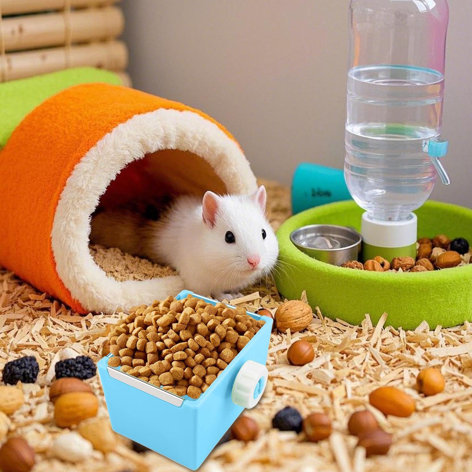 di criceto, di cibo per criceti Trattamento fissabile e distributore | per alimentazione di piccoli animali per criceto nano gerbillo siriano furetto riccio di coniglietto chinchilla