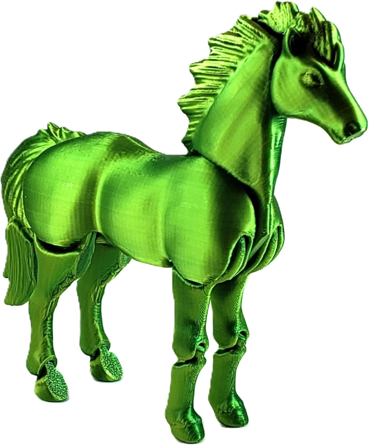 3D Printed Articulating Horse (Blue/Purple)