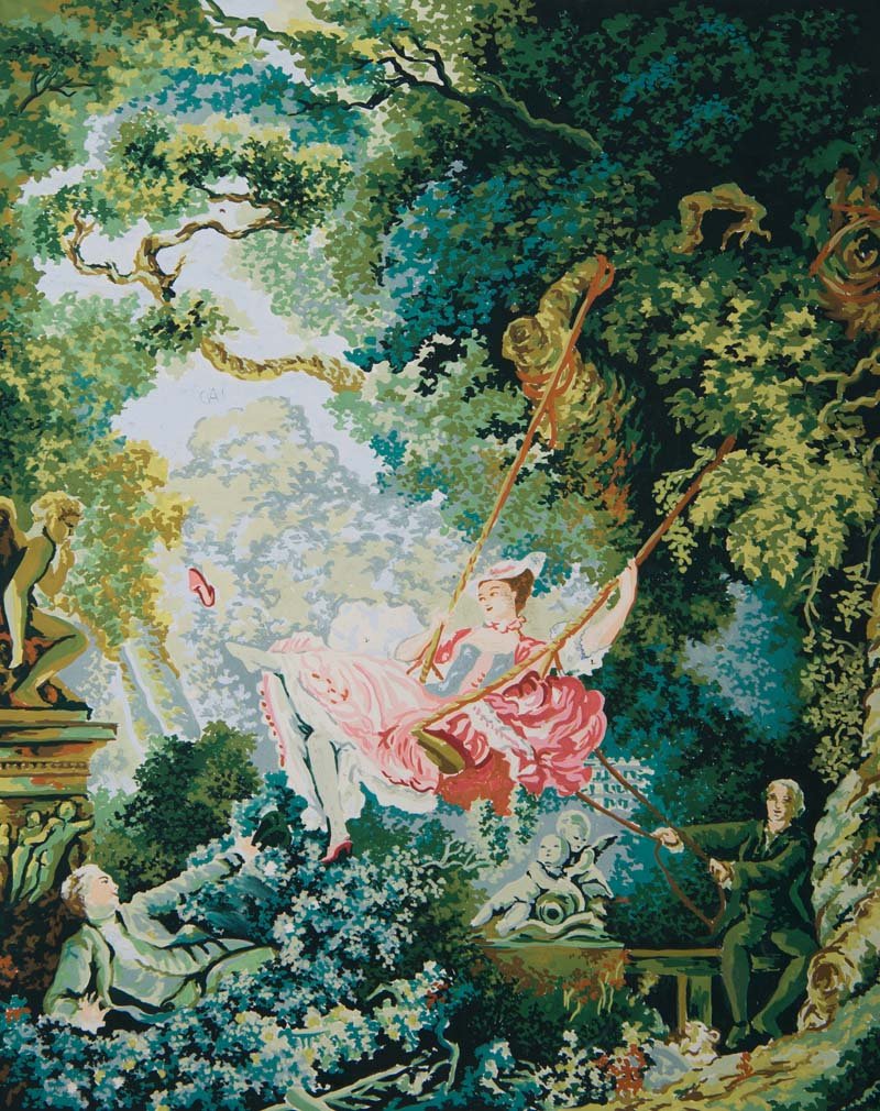 Grafitec The Swing Printed Canvas For Tapestry Or Needlepoint