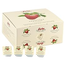 Darbo, Crema di Fragole da Spalmare, Marmellata Monoporzione con Frutta di Alta Qualità, Ideale per Colazione e Buffet, Formato Convenienza, Confezione da 100 Confetture da 25 g