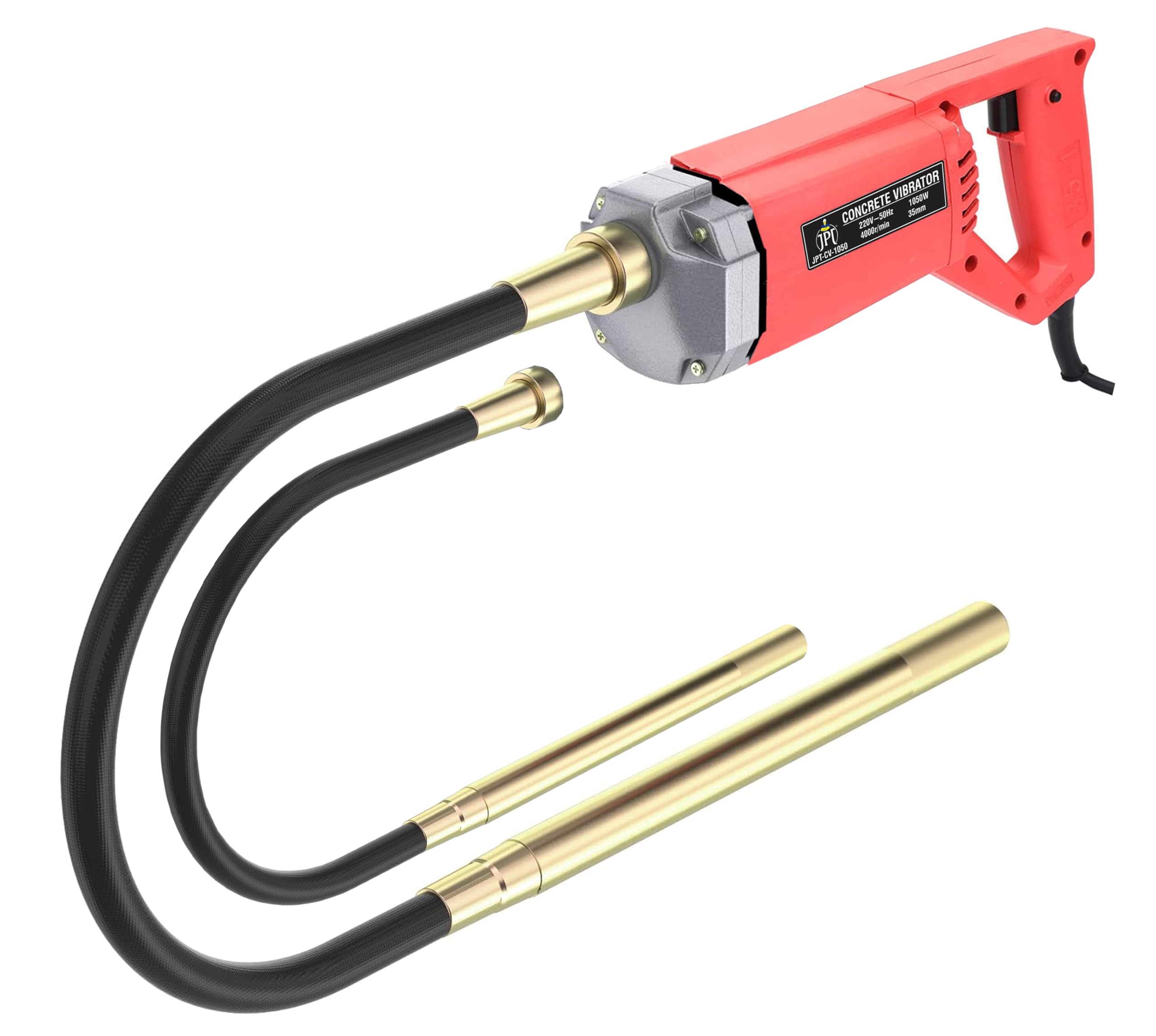 See full amazon price history chart for JPT 1050W Heavy Duty Concrete Needle Vibrator, 4000 Vibrations per Minute (with 1.5 m and 3 m Needles) JPT 1050W Heavy Duty Concrete Needle Vibrator, 4000 Vibrations per Minute (with 1.5 m and 3 m Needles) (B0CTHJBH73) Amazon Price History, Amazon Price Tracker