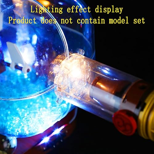 Miniatura 7 de Kit de luces LED (control remoto) compatible con Lego Ship in a Bottle - Juego de iluminación para ideas 21313 (juego de modelos no incluidos)