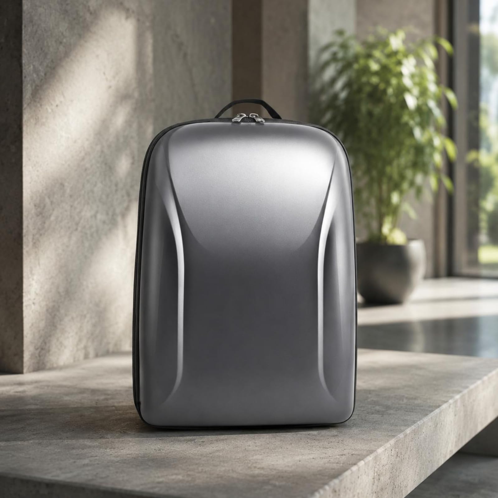 Estuche para Equipos Aéreos Mochila para Maletín Funda Cómodo con Correas Acolchadas y Equilibrio de Carga Adecuada para Caminatas a y Grabación en Campo, Gris, Gris Cepillado