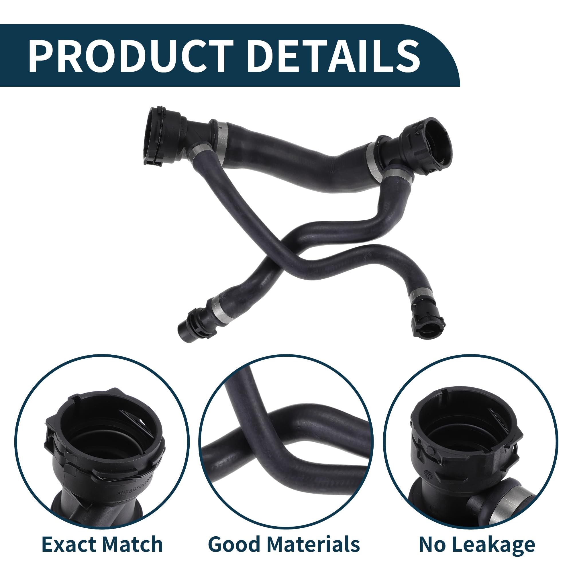 Manguera De Radiador Para BMW 5 Series E60 2001-2010 1 Pieza