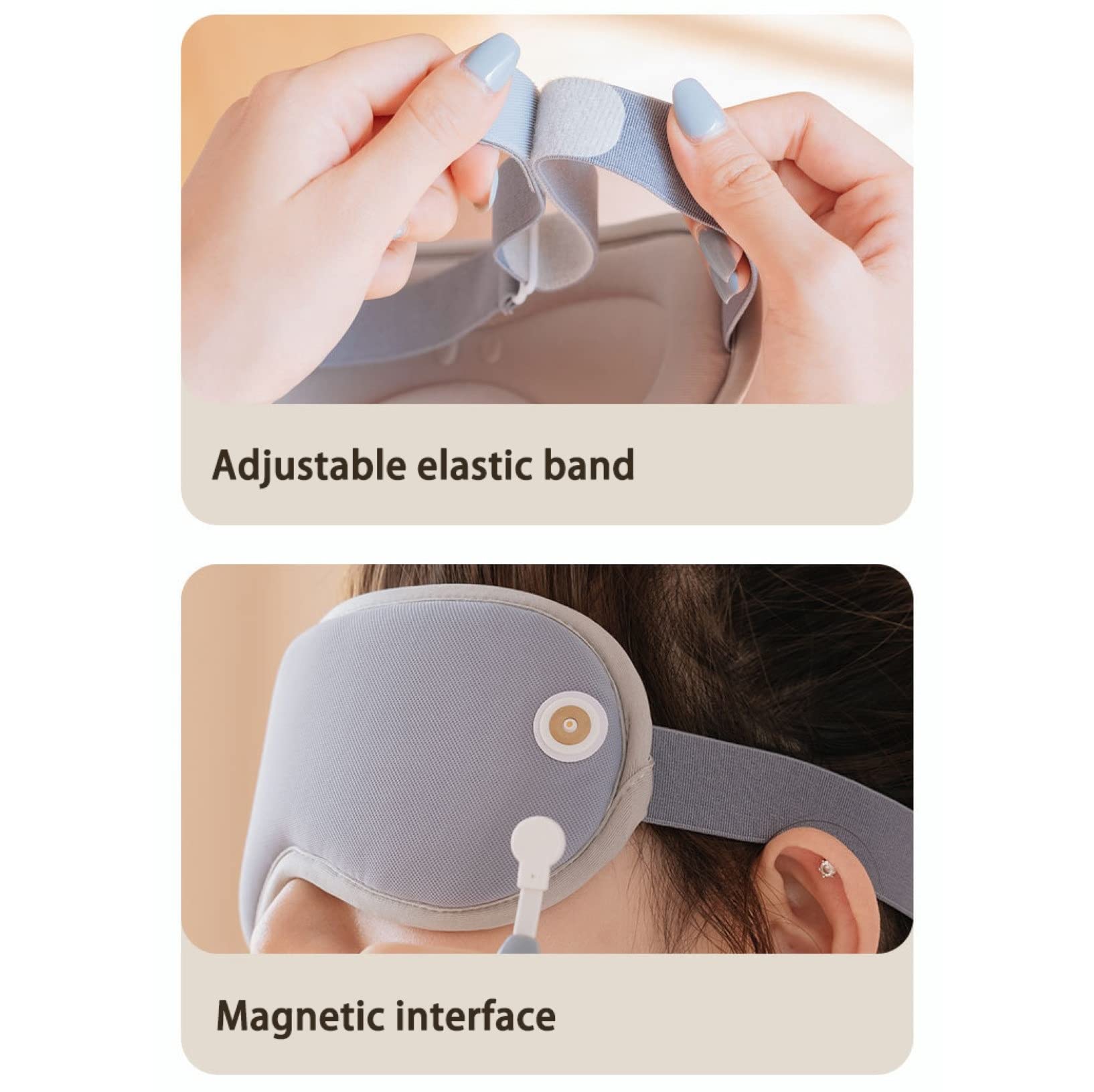 Elektrisch Warm Oogmasker Voor Droge Ogen,USB-oogverwarmingskussen Ter Verlichting Van MGD,Blefaritis,Warm Therapieslaapmasker Voor Ogen (Color : Blue, Size : 20 * 9cm Elektrisch Warm Oogmasker Voor Droge Ogen,USB-oogverwarmingskussen Ter Verlichting Van MGD,Blefaritis,Warm Therapieslaapmasker Voor Ogen (Color : Blue, Size : 20 * 9cm