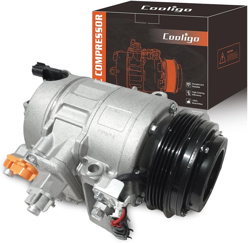 Compressor do ar-condicionado com embreagem COOLIGO para Ford Fusion e Lincoln MKZ – 1 unidade